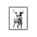 Picture of Ink Bull  _GroupedProduct_Rectangle_Portrait_Framed_Matted_