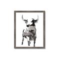 Picture of Ink Bull  _GroupedProduct_Rectangle_Portrait_Framed_Matted_