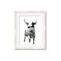 Picture of Ink Bull  _GroupedProduct_Rectangle_Portrait_Framed_Matted_