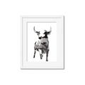 Picture of Ink Bull  _GroupedProduct_Rectangle_Portrait_Framed_Matted_