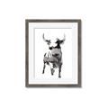 Picture of Ink Bull  _GroupedProduct_Rectangle_Portrait_Framed_Matted_