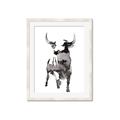 Picture of Ink Bull  _GroupedProduct_Rectangle_Portrait_Framed_Matted_