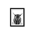 Picture of B&W Highland _GroupedProduct_Rectangle_Portrait_Photography _GroupedProduct_Rectangle_Portrait_Framed_Matted_