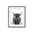 Picture of B&W Highland _GroupedProduct_Rectangle_Portrait_Photography _GroupedProduct_Rectangle_Portrait_Framed_Matted_