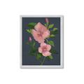 Picture of Pink Tropical Flower _GroupedProduct_Rectangle_Portrait_Framed_Matted_
