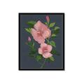 Picture of Pink Tropical Flower _GroupedProduct_Rectangle_Portrait_Framed_Matted_