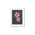 Picture of Pink Tropical Flower _GroupedProduct_Rectangle_Portrait_Framed_Matted_