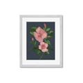 Picture of Pink Tropical Flower _GroupedProduct_Rectangle_Portrait_Framed_Matted_