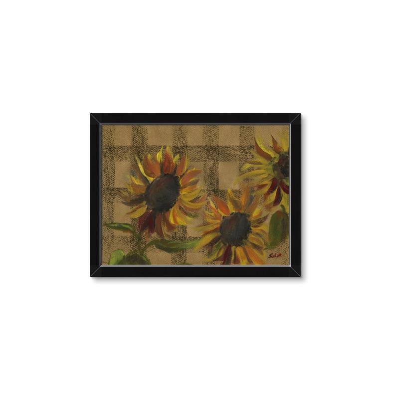 Picture of Sunflower In The Evening I _GroupedProduct_Rectangle_Landscape_Framed_Matted_
