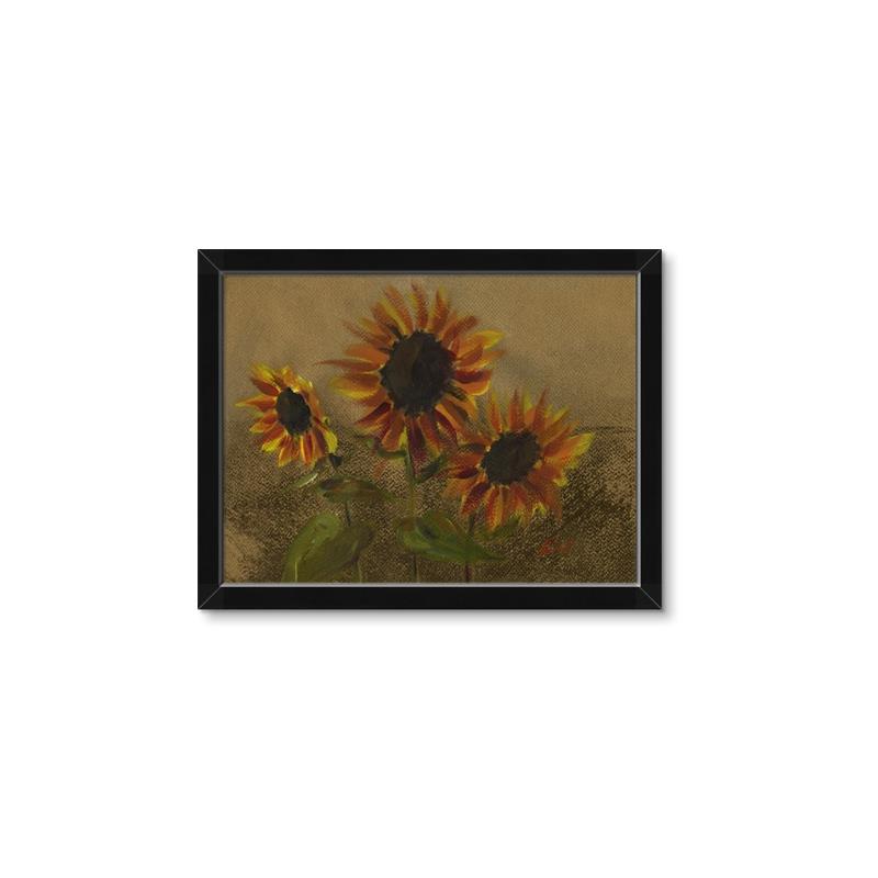 Picture of Sunflower In The Evening II _GroupedProduct_Rectangle_Landscape_Framed_Matted_
