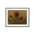 Picture of Sunflower In The Evening II _GroupedProduct_Rectangle_Landscape_Framed_Matted_