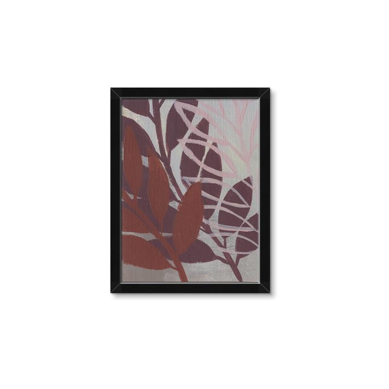 Picture of Leafy Brown _GroupedProduct_Rectangle_Portrait_Framed_Matted_