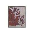 Picture of Leafy Brown _GroupedProduct_Rectangle_Portrait_Framed_Matted_