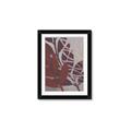 Picture of Leafy Brown _GroupedProduct_Rectangle_Portrait_Framed_Matted_
