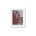 Picture of Leafy Brown _GroupedProduct_Rectangle_Portrait_Framed_Matted_