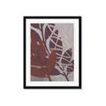 Picture of Leafy Brown _GroupedProduct_Rectangle_Portrait_Framed_Matted_