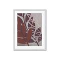 Picture of Leafy Brown _GroupedProduct_Rectangle_Portrait_Framed_Matted_
