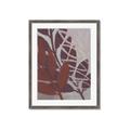 Picture of Leafy Brown _GroupedProduct_Rectangle_Portrait_Framed_Matted_