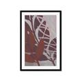 Picture of Leafy Brown _GroupedProduct_Rectangle_Portrait_Framed_Matted_