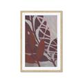 Picture of Leafy Brown _GroupedProduct_Rectangle_Portrait_Framed_Matted_