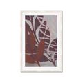 Picture of Leafy Brown _GroupedProduct_Rectangle_Portrait_Framed_Matted_