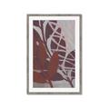 Picture of Leafy Brown _GroupedProduct_Rectangle_Portrait_Framed_Matted_