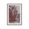 Picture of Leafy Brown _GroupedProduct_Rectangle_Portrait_Framed_Matted_