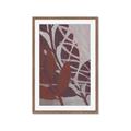 Picture of Leafy Brown _GroupedProduct_Rectangle_Portrait_Framed_Matted_