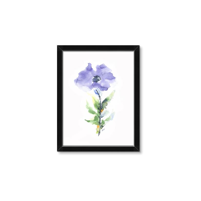 Picture of Purple Petunia I _GroupedProduct_Rectangle_Portrait_Framed_Matted_