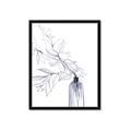 Picture of Flowering Tree Twigs I _GroupedProduct_Rectangle_Portrait_Framed_Matted_