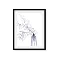 Picture of Flowering Tree Twigs I _GroupedProduct_Rectangle_Portrait_Framed_Matted_