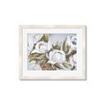 Picture of Avocado Green Leaves  _GroupedProduct_Rectangle_Landscape_Framed_Matted_