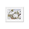 Picture of Avocado Green Leaves  _GroupedProduct_Rectangle_Landscape_Framed_Matted_