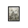 Picture of Brown & White Flower I  _GroupedProduct_Rectangle_Portrait_Framed_Matted_