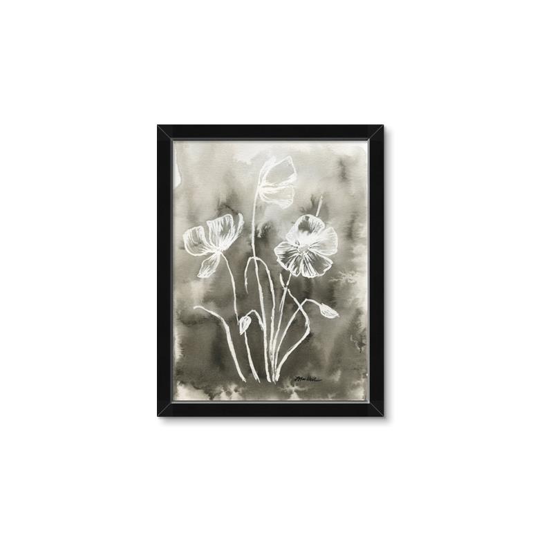 Picture of Brown & White Flower I  _GroupedProduct_Rectangle_Portrait_Framed_Matted_