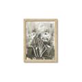 Picture of Brown & White Flower I  _GroupedProduct_Rectangle_Portrait_Framed_Matted_