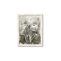 Picture of Brown & White Flower I  _GroupedProduct_Rectangle_Portrait_Framed_Matted_
