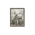 Picture of Brown & White Flower I  _GroupedProduct_Rectangle_Portrait_Framed_Matted_
