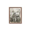 Picture of Brown & White Flower I  _GroupedProduct_Rectangle_Portrait_Framed_Matted_