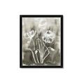 Picture of Brown & White Flower I  _GroupedProduct_Rectangle_Portrait_Framed_Matted_