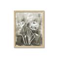 Picture of Brown & White Flower I  _GroupedProduct_Rectangle_Portrait_Framed_Matted_