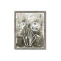 Picture of Brown & White Flower I  _GroupedProduct_Rectangle_Portrait_Framed_Matted_