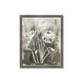 Picture of Brown & White Flower I  _GroupedProduct_Rectangle_Portrait_Framed_Matted_