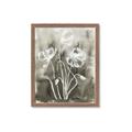 Picture of Brown & White Flower I  _GroupedProduct_Rectangle_Portrait_Framed_Matted_