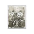 Picture of Brown & White Flower I  _GroupedProduct_Rectangle_Portrait_Framed_Matted_