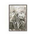 Picture of Brown & White Flower I  _GroupedProduct_Rectangle_Portrait_Framed_Matted_