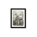 Picture of Brown & White Flower I  _GroupedProduct_Rectangle_Portrait_Framed_Matted_