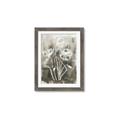 Picture of Brown & White Flower I  _GroupedProduct_Rectangle_Portrait_Framed_Matted_