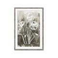 Picture of Brown & White Flower I  _GroupedProduct_Rectangle_Portrait_Framed_Matted_