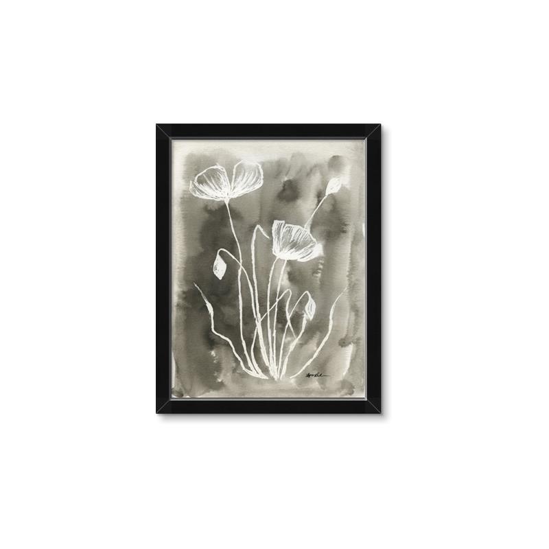 Picture of Brown & White Flower II _GroupedProduct_Rectangle_Portrait_Framed_Matted_